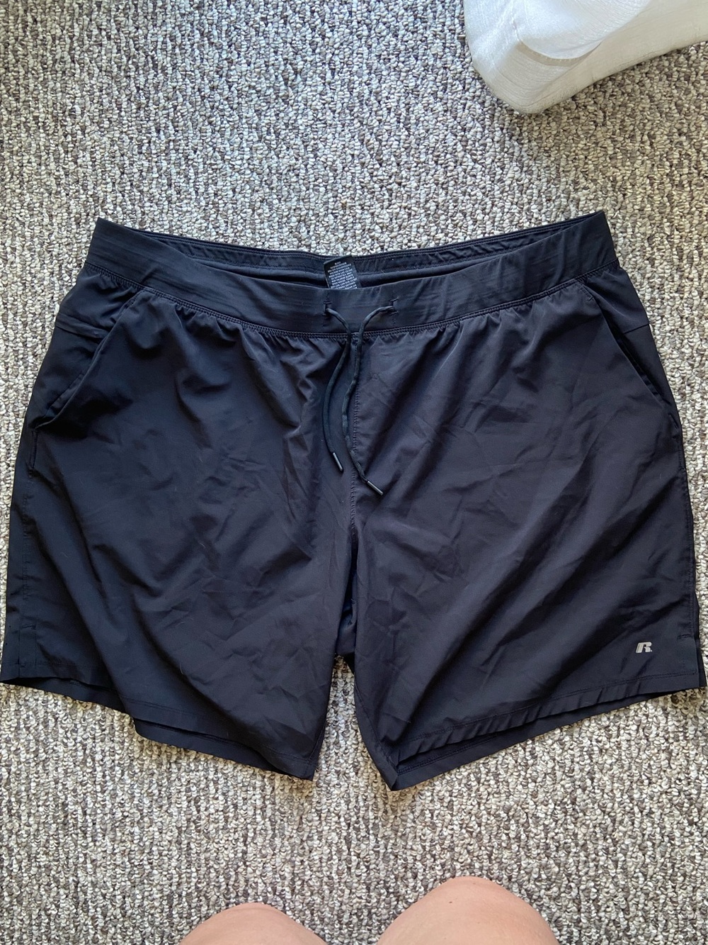 Russell Athletic Black Men's Athletic Shorts - Picture 2 of 11